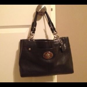 Leather Coach purse