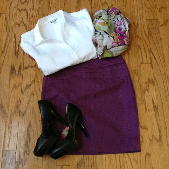 Deep Purple Pencil Skirt for @emilydef