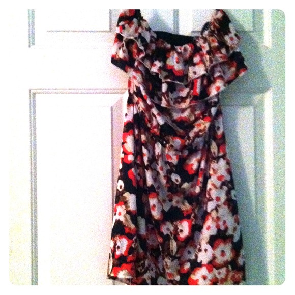 Floral print dress