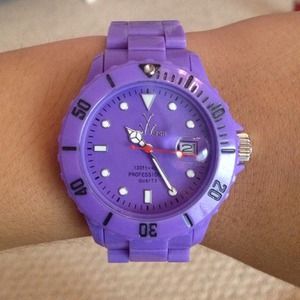 Purple toy watch!