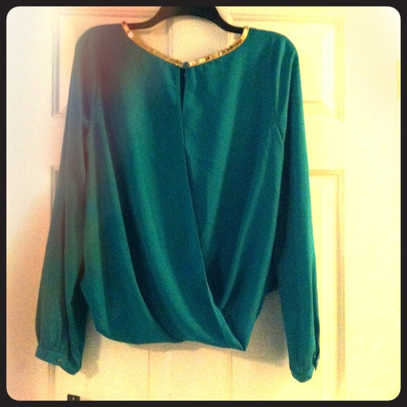 Green never worn top from Kohls