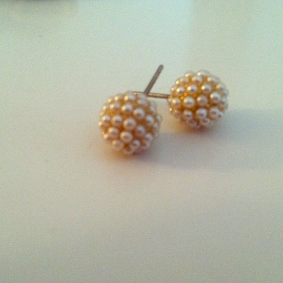 Pearl studded earrings