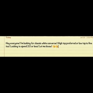 Looking for converse