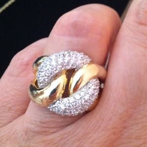 925 ring pave setting