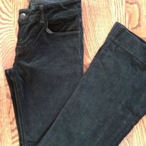 J Brand black corduroy pants