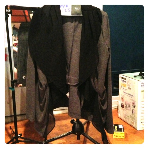 NWT Black and gray Ryu cardigan