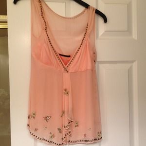 Elie Tahari beaded top