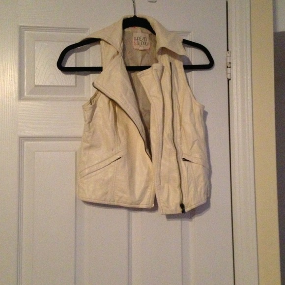 Leather vest