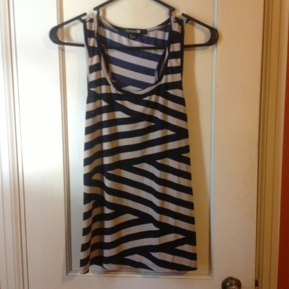 Racerback Striped Tank