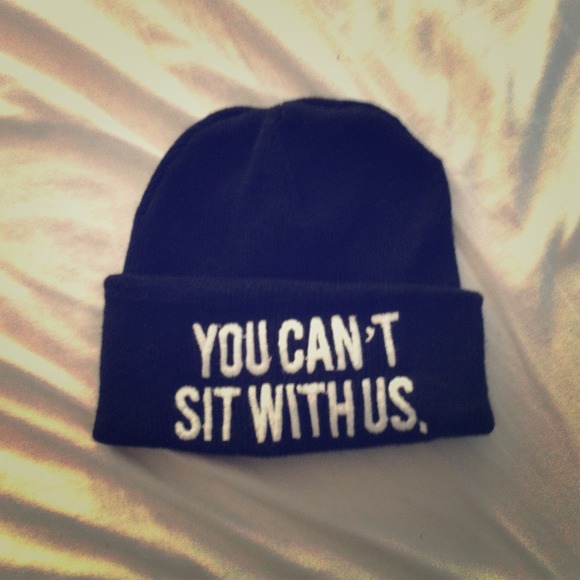 You Can't Sit With Us Brandy Melville beanie