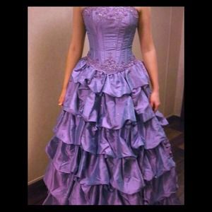 Purple Pageant Dress