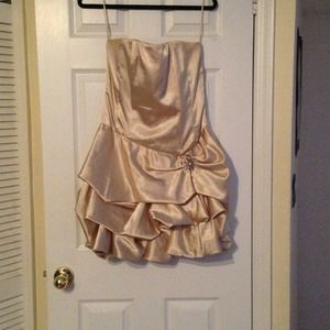 Gold dress