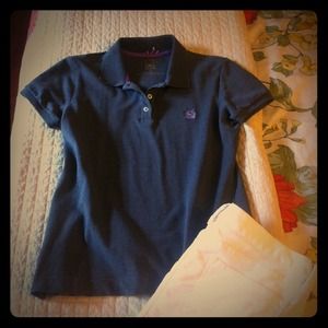 Cute gray polo shirt
