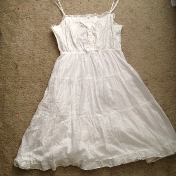 Simple white dress