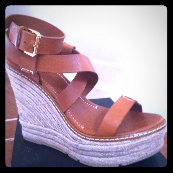 Reduced!Ralph Lauren Strappy Wedge