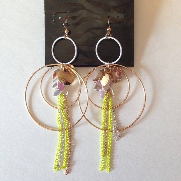 Neon earrings