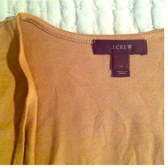 ⬇JCREW camel draped cardigan