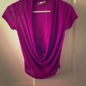 Rich purple open top. Very stylish! - tight fit