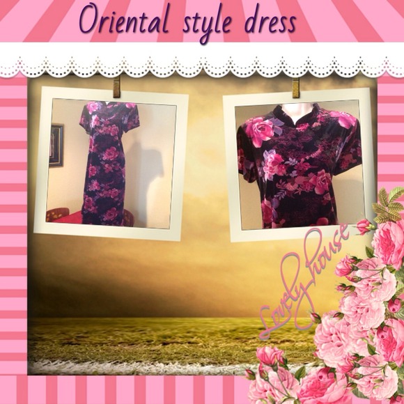 Oriental style dress..