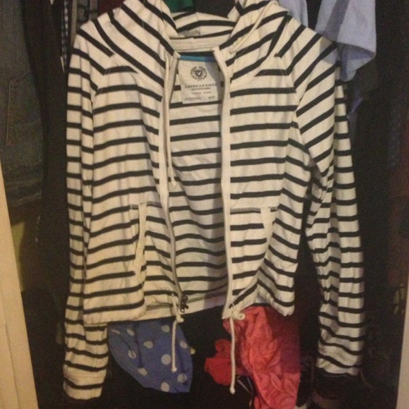 Stripped American eagle sweater