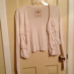 Ruffle cardigan