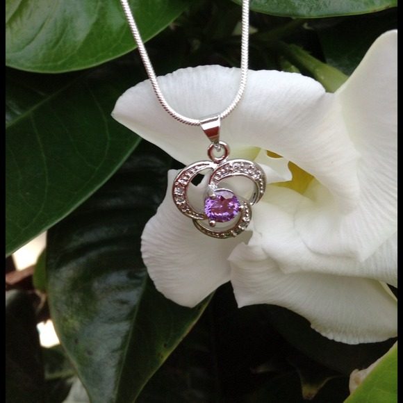 Jewelry - ✋🏻Marina🎉HOST PICK🎉 925 Silver Amethyst Necklac