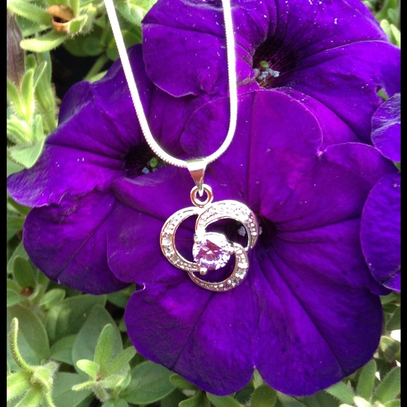 ✋🏻Marina🎉HOST PICK🎉 925 Silver Amethyst Necklac - Picture 3 of 3