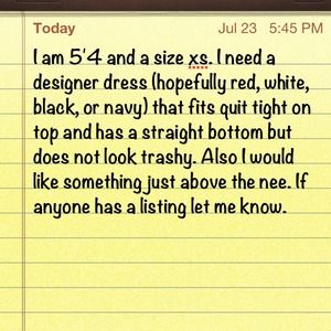 Help me find a dress?