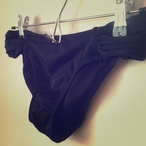 NWOT Black Bikini Bottoms