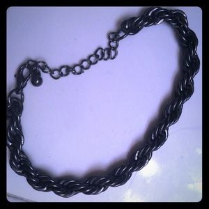 Metallic grey bracelet