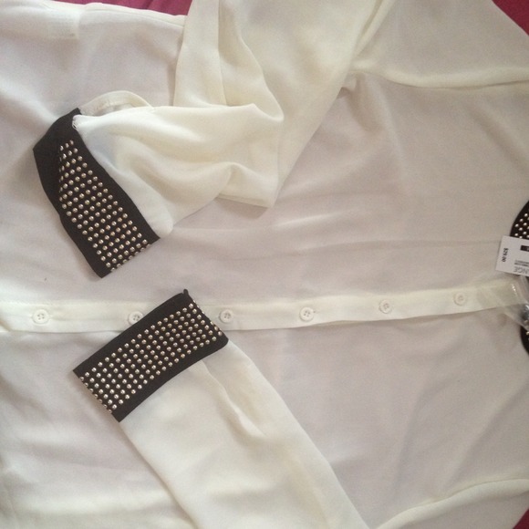 Sheer Peterpan Blouse - Picture 3 of 4