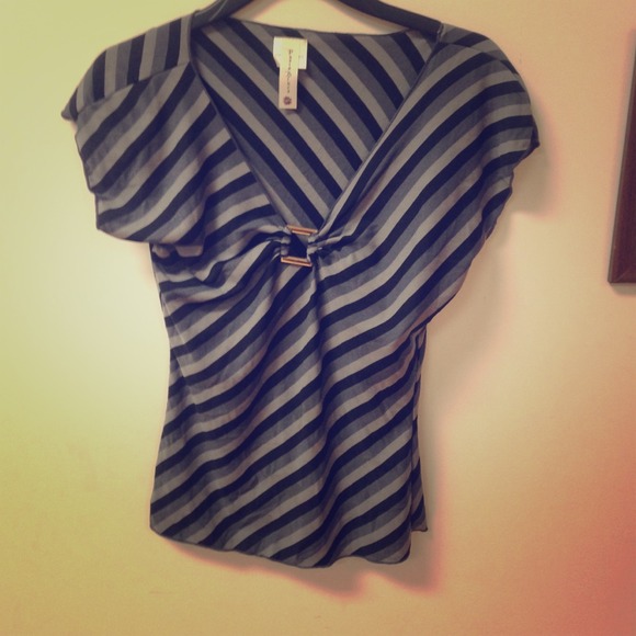 Striped dress top