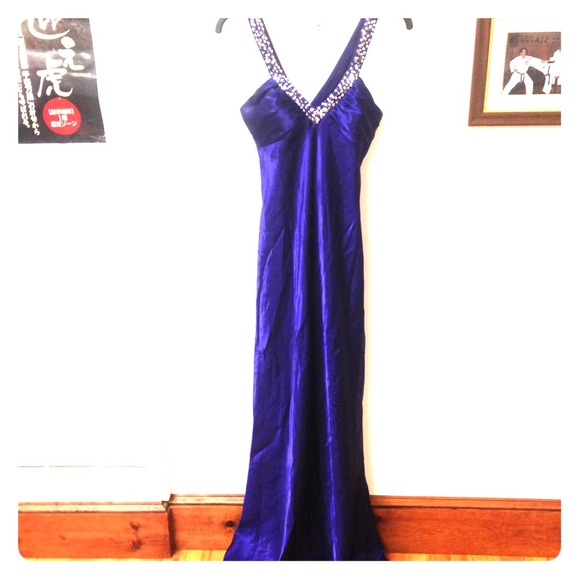 Purple prom dress