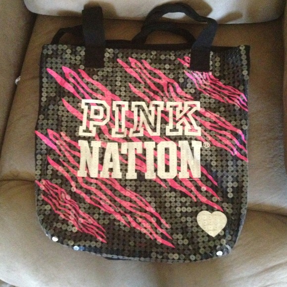 Pink nation bag.