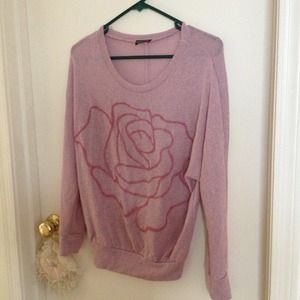 Cute rose sweater