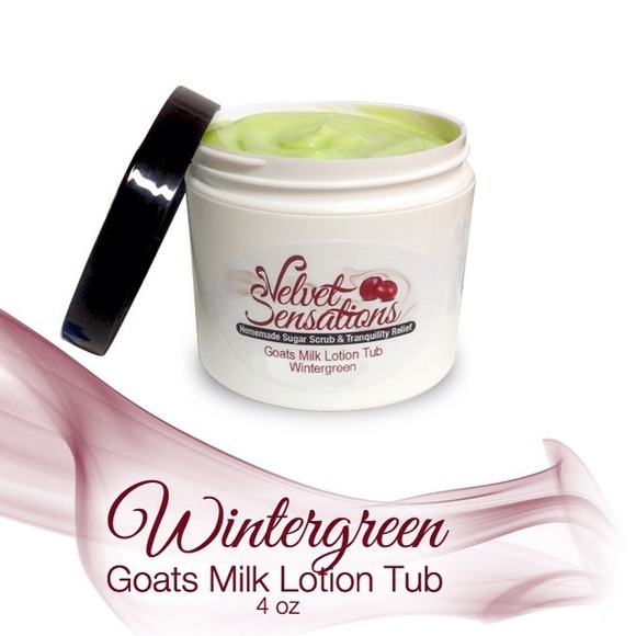 Wintergreen Goats Milk Lotion Tub