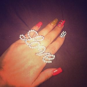 This beautiful LUX one brace love ring!