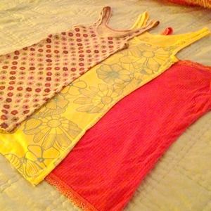 Three layering tanks.