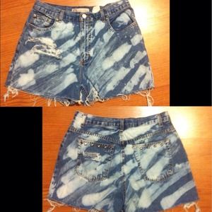 High waisted shorts