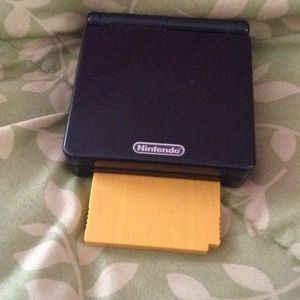 black gameboy advance sp :)