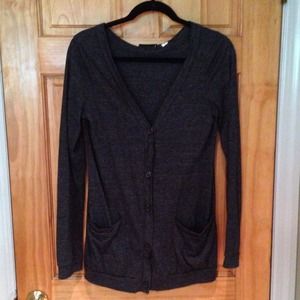 ⭐REDUCED!⭐Dark Grey Long sleeved BDG cardigan