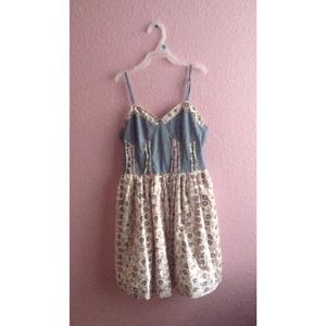 Dress with floral pattern short summer dress 💕