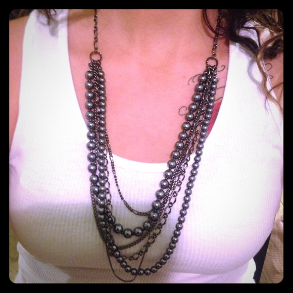 Layered chain necklace