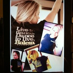 Balera black dance shirt by Dancewear