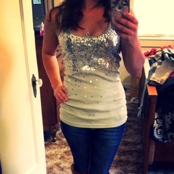 Sequin top