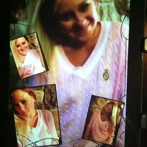 R  Lauren  pink sweater