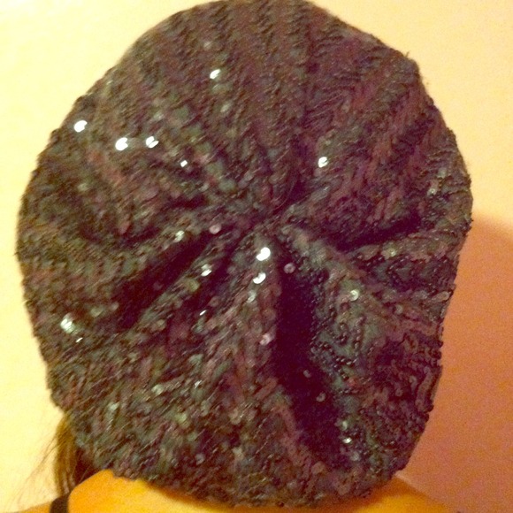 Sequined beret