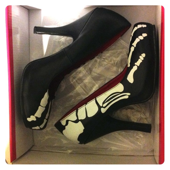 Rockabilly Skeleton Heels