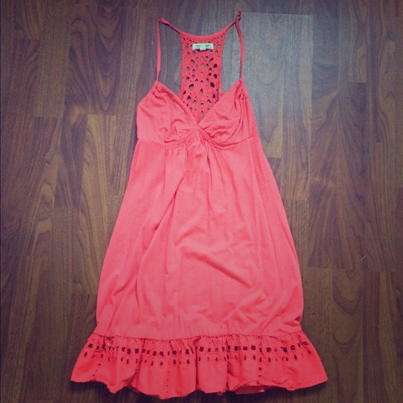 American Eagle Outfitters Dresses & Skirts - american eagle orange racer back sun dress