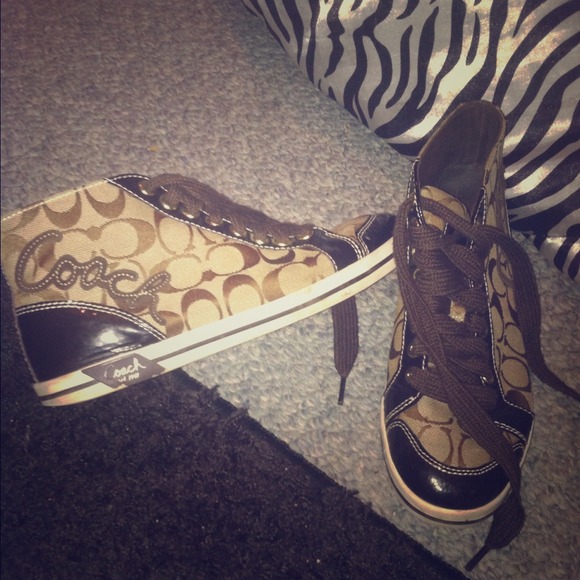Coach high top sneakers